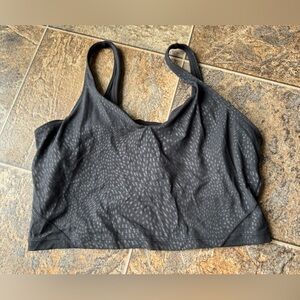 Lululemon Align Tank Top Jewel Emboss Black Nulu Original Strap Women’s Size 14